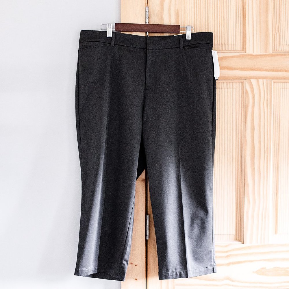 NWT Dockers Metro Capri Calf Length Pants Casual Office Career Wear Sz 18W